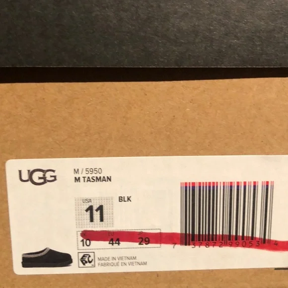 UGG Men's Tasman Suede Wool Slippers - Picture 4 of 4